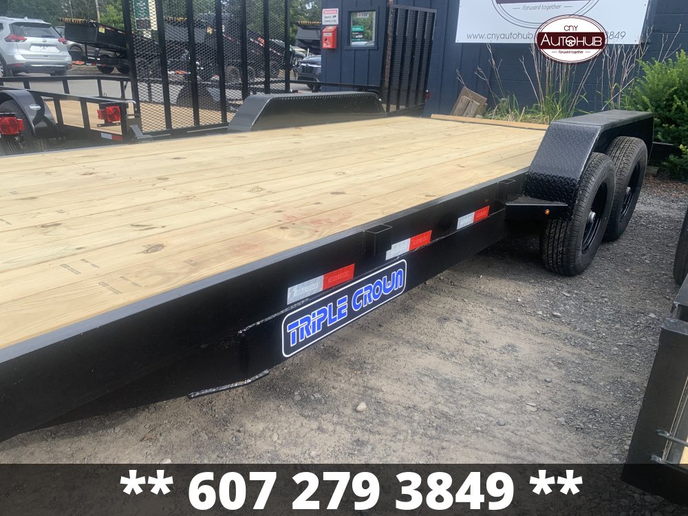 2026 TRIPLE CROWN 7x20 Flatbed Car Hauler