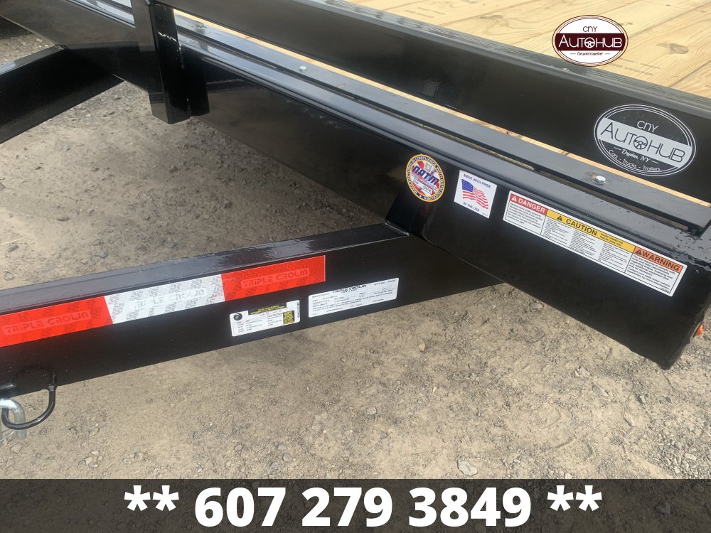 2026 TRIPLE CROWN 7x20 Flatbed Car Hauler