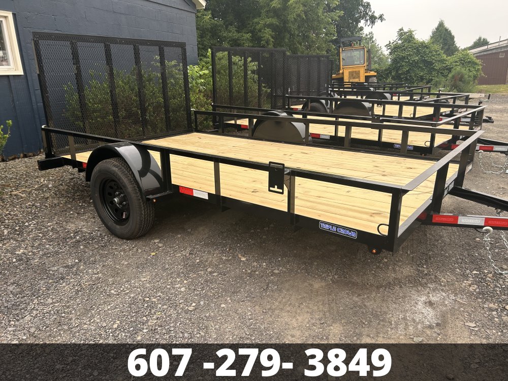 7X12 SINGLE AXLE LANDSCAPE TRAILER TRIPLE CROWN Landscape Trailer