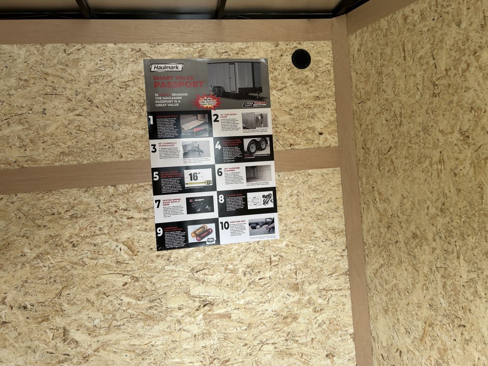 7x12 PASSPORT DELUX Haulmark Enclosed Cargo Trailer
