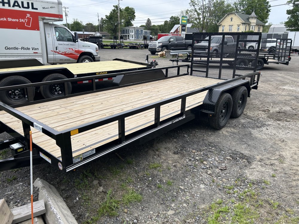 7x18 CAM TUBER TOP TANDEM AXLE 7K CAM SUPERLINE Landscape Trailer