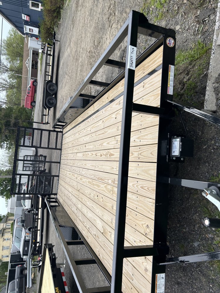7x18 CAM TUBER TOP TANDEM AXLE 7K CAM SUPERLINE Landscape Trailer