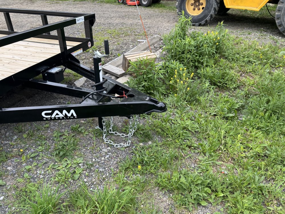7x18 CAM TUBER TOP TANDEM AXLE 7K CAM SUPERLINE Landscape Trailer