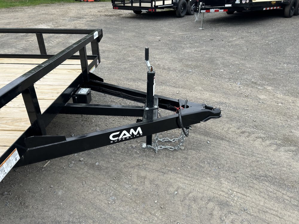 7x18 CAM TUBER TOP TANDEM AXLE 7K CAM SUPERLINE Landscape Trailer