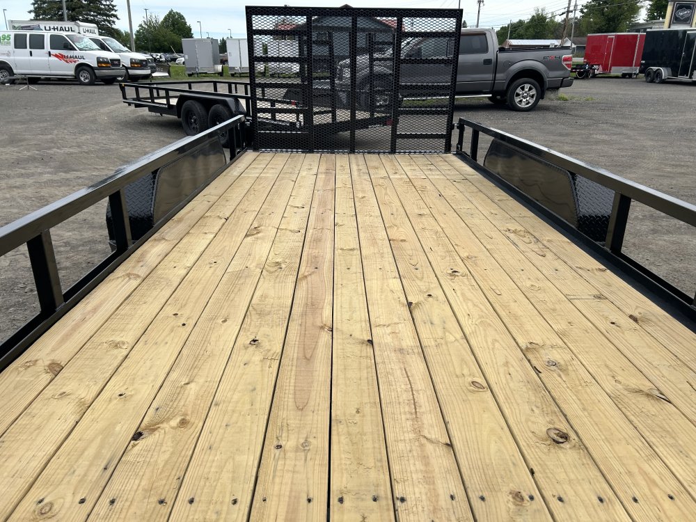 7X16 CAM TUBE TOP RAIL TANDEM AXLE 7K CAM SUPERLINE Landscape Trailer