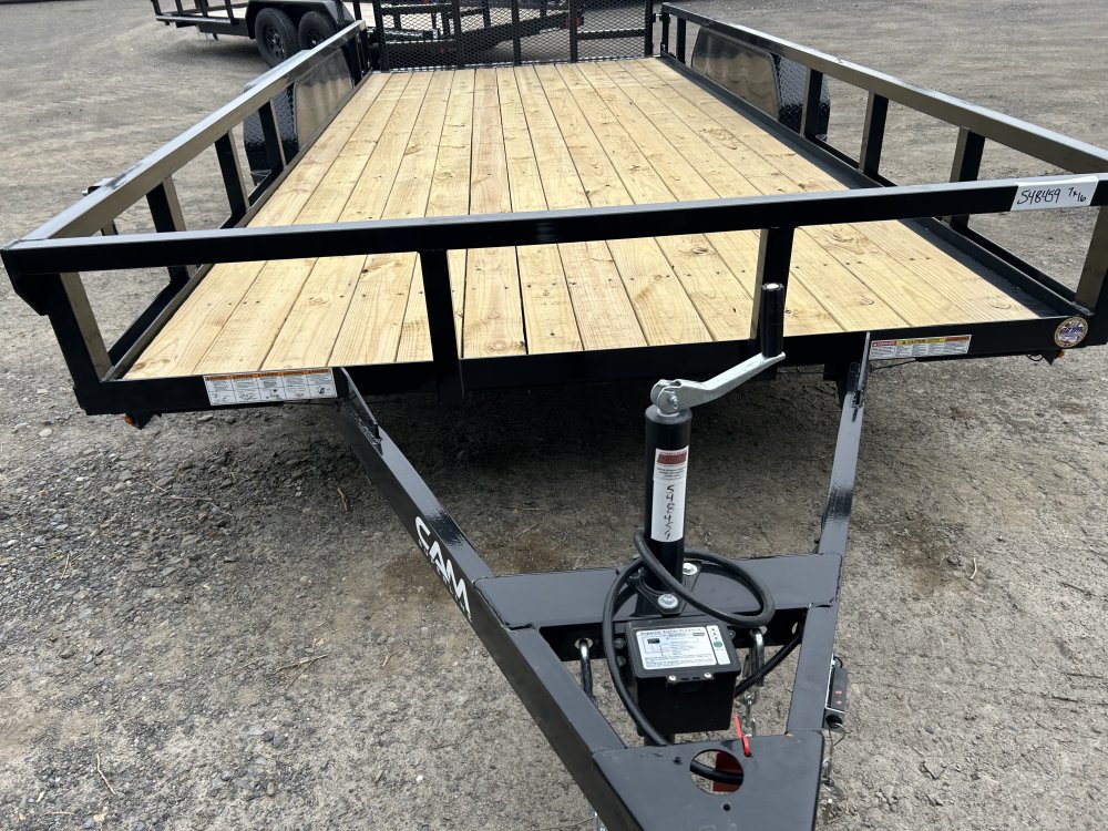 7X16 CAM TUBE TOP RAIL TANDEM AXLE 7K CAM SUPERLINE Landscape Trailer