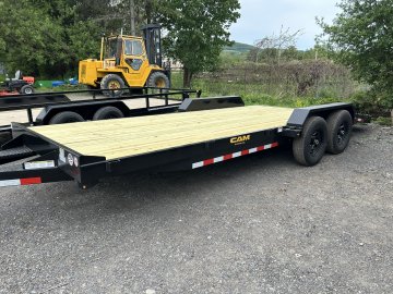 7X20 TANDEM AXLE CAR HAULER- 10K CAM SUPERLINE DECK OVER TRAILER Trailer