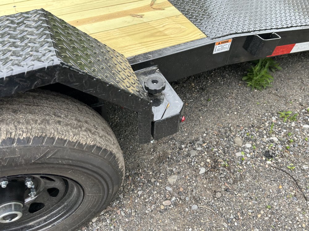 7X20 TANDEM AXLE CAR HAULER- 10K CAM SUPERLINE DECK OVER TRAILER Trailer