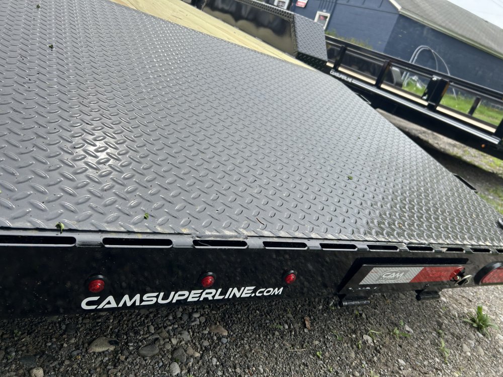7X20 TANDEM AXLE CAR HAULER- 10K CAM SUPERLINE DECK OVER TRAILER Trailer
