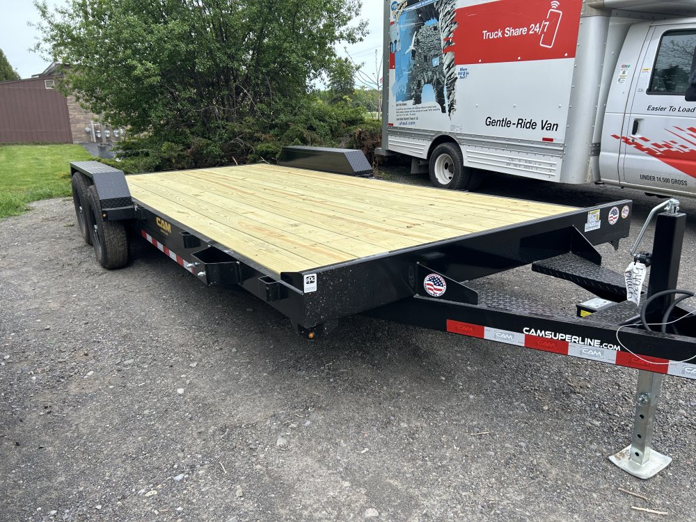 7X20 TANDEM AXLE CAR HAULER- 10K CAM SUPERLINE DECK OVER TRAILER Trailer