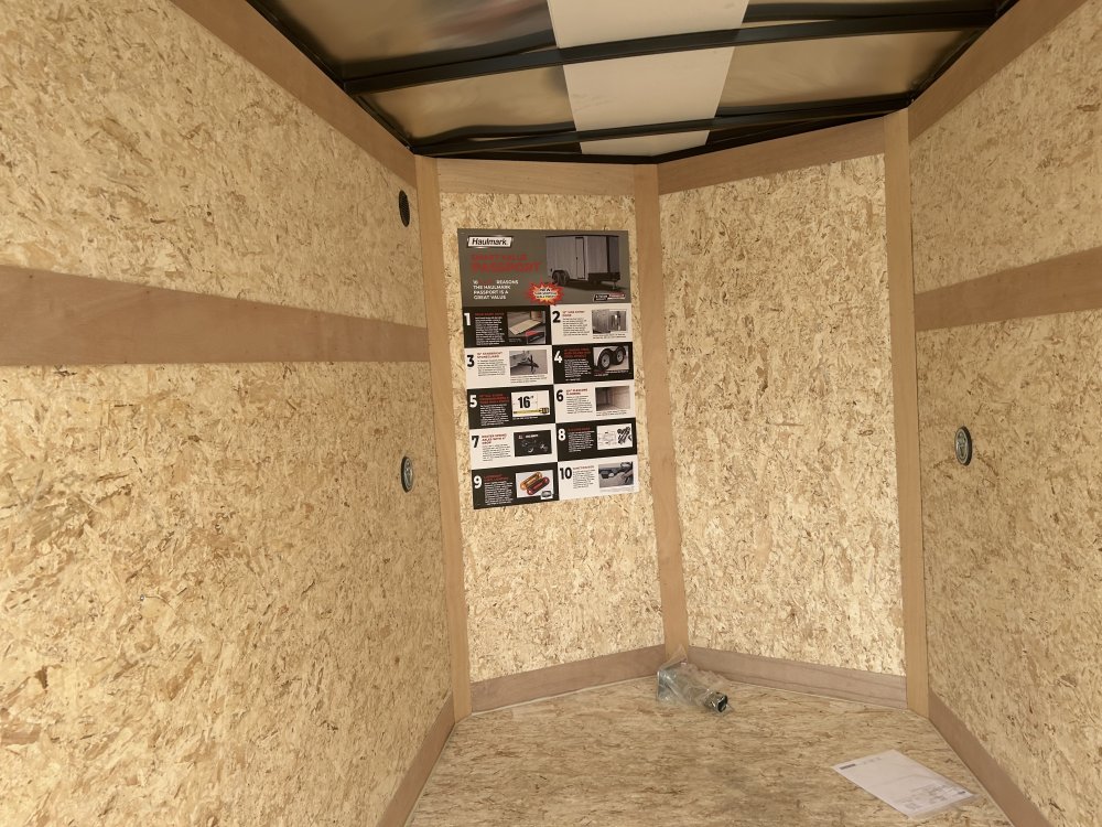 5X10 PASSPORT - REAR SWING DOOR Haulmark Enclosed Cargo Trailer