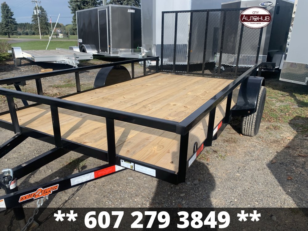 2026 DOWN 2 EARTH TRAILERS 6.83x12 Landscape Trailer