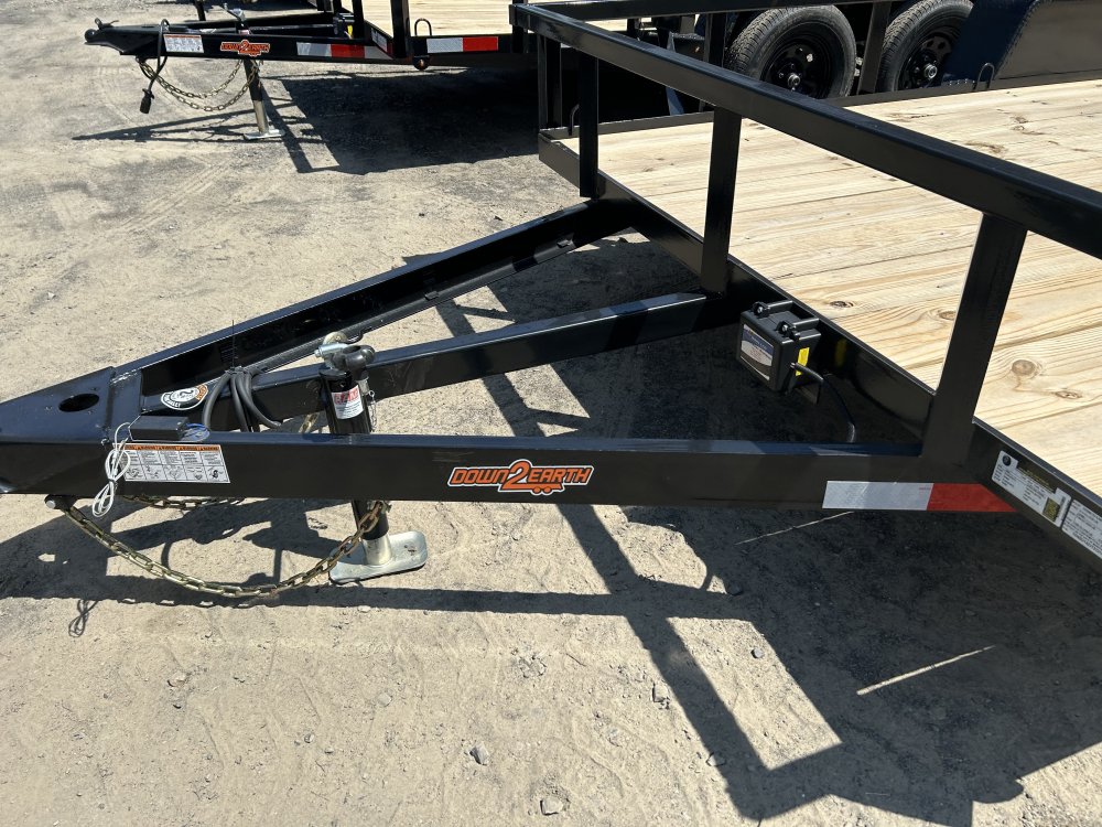 7X14 TANDEM AXLE TOP TUBE LANDSCAPE DOWN 2 EARTH TRAILER Landscape Trailer