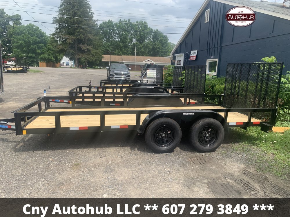2025 TRIPLE CROWN 7x16 Landscape Trailer