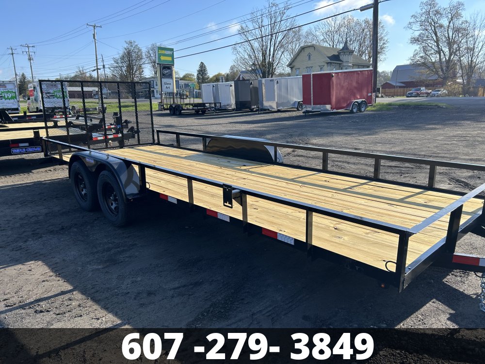 7X20 TANDEM LANDSCAPE TRAILER TRIPLE CROWN DECK OVER TRAILER Trailer
