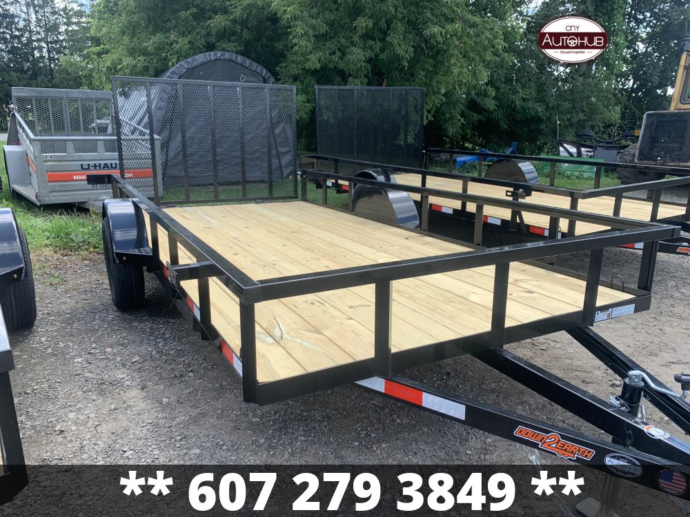 2025 DOWN 2 EARTH TRAILERS 6.3x14 Landscape Trailer