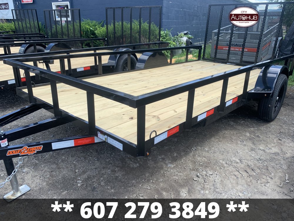 2025 DOWN 2 EARTH TRAILERS 6.3x14 Landscape Trailer