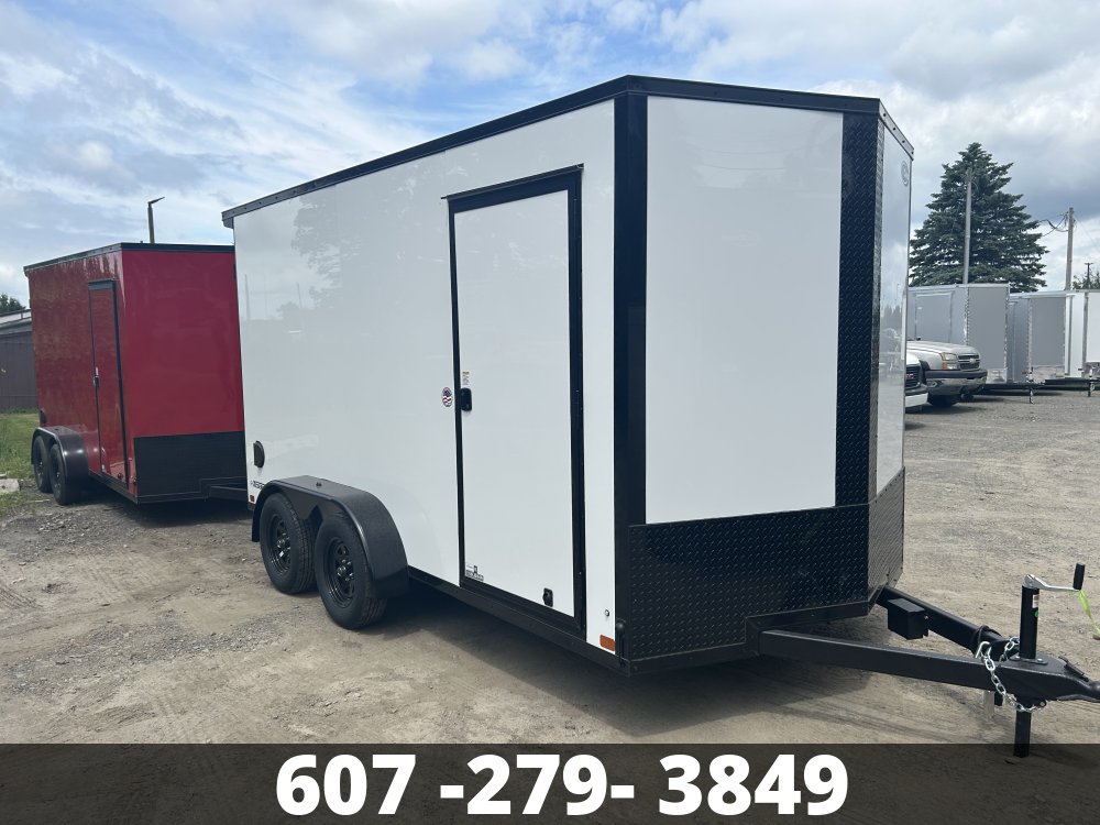 7X14 XE FLAT TOP V NOSE ITI CARGO Enclosed Cargo Trailer