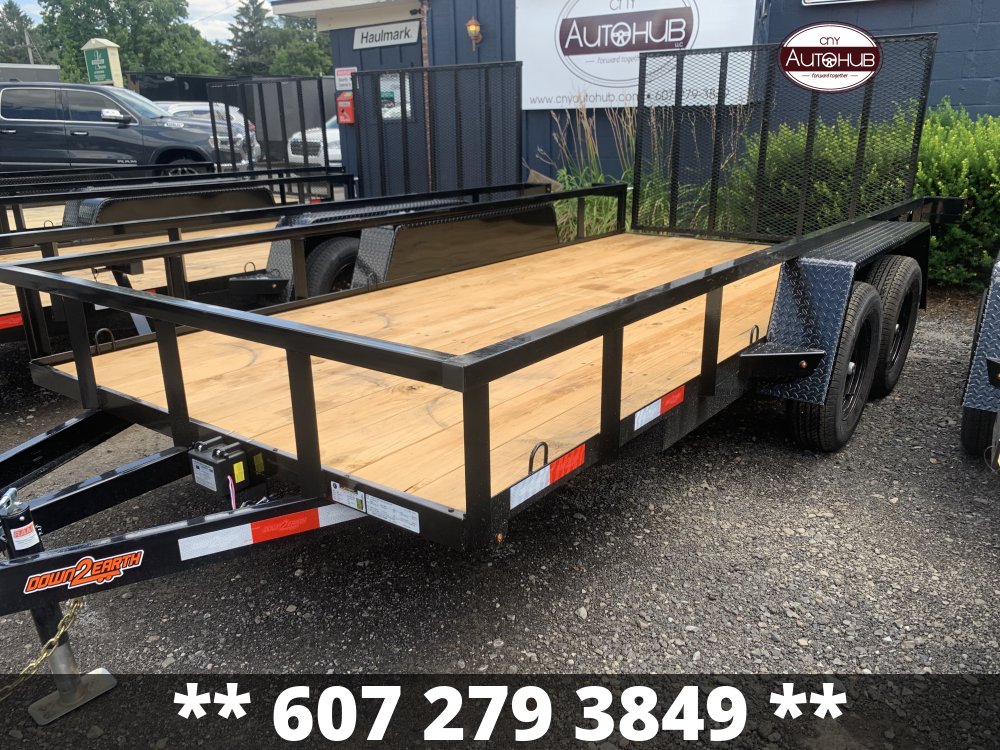 2025 DOWN 2 EARTH TRAILERS 6.3x14 Landscape Trailer