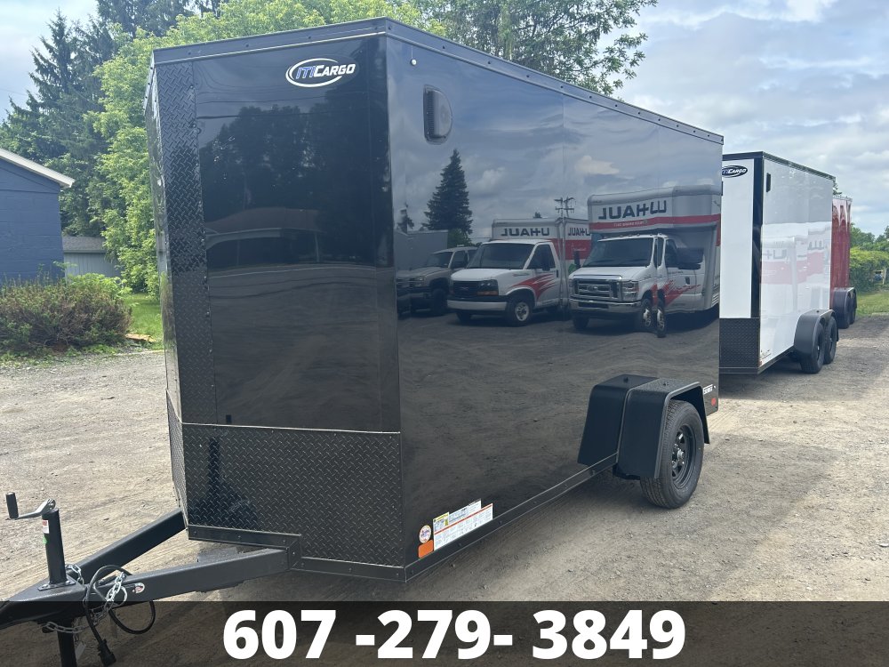 6X12 XE FLAT TOP V NOSE ITI CARGO Enclosed Cargo Trailer