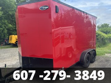 7X14 XE FLAT TOP V NOSE ITI CARGO Enclosed Cargo Trailer