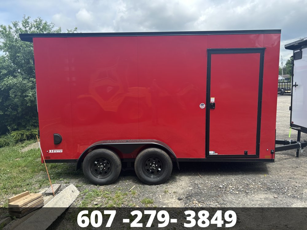 7X14 XE FLAT TOP V NOSE ITI CARGO Enclosed Cargo Trailer
