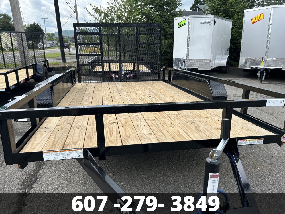 7X12 TOP TUBE TANDEM AXLE CAM SUPERLINE Landscape Trailer