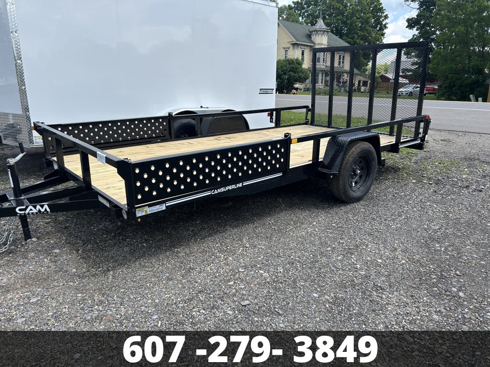 7X14 SINGLE AXL TOP TUBE ATV TRAILER CAM SUPERLINE ATV Trailer
