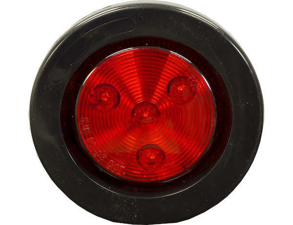 2.5" round LED light RED