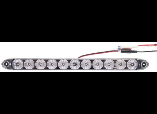 15.5" CLEAR LED STRIP TAIL LIGHT without reverse