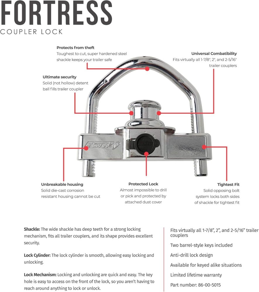 Fortress Coupler Lock