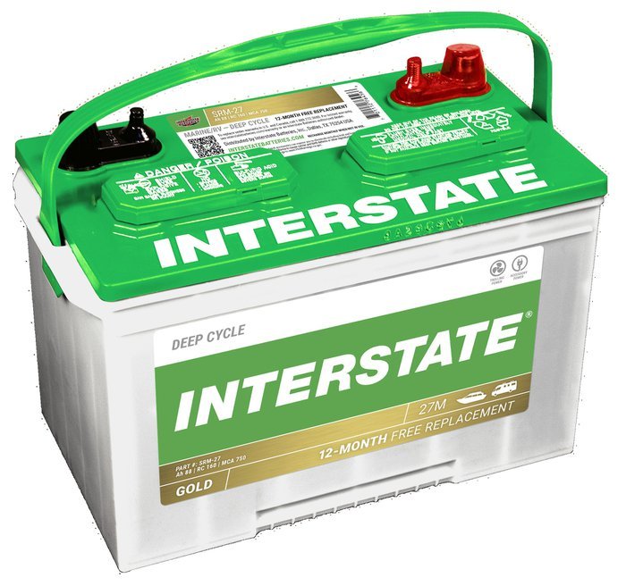 Interstate battery 12v #27