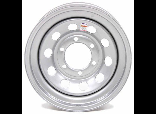 15" 6 LUG SILVER RIM