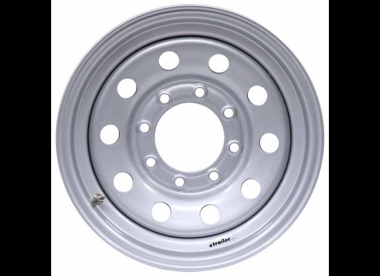 16" 8 LUG SILVER RIM