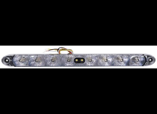 15.5" CLEAR LED STRIP TAIL LIGHT with reverse