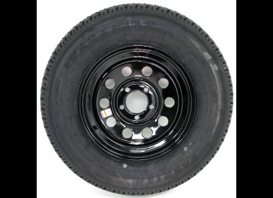 5 lug Black 205/75/15 radial
