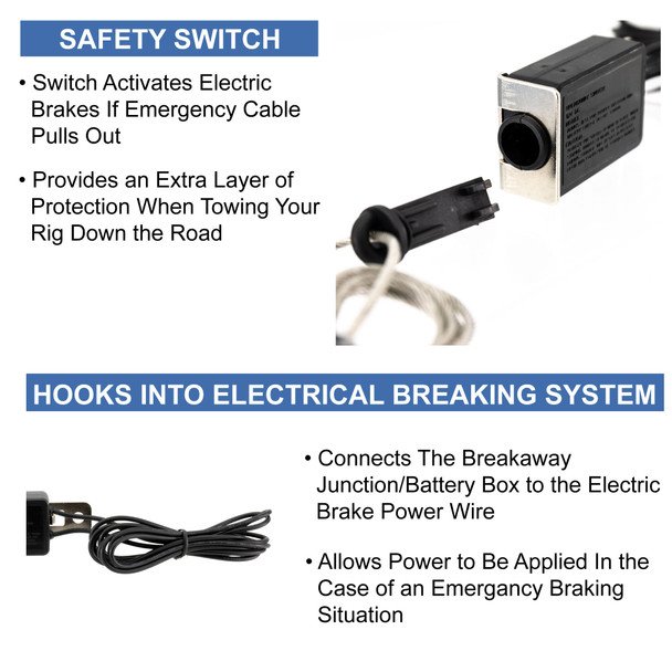 BREAK AWAY SWITCH WITH CABLE ONLY