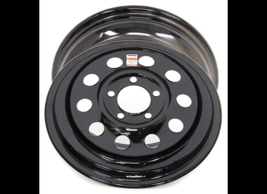 5 lug 5 x 4.5 Black Rim