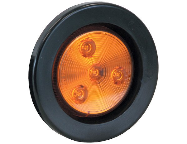 2.5" Round LED light Amber