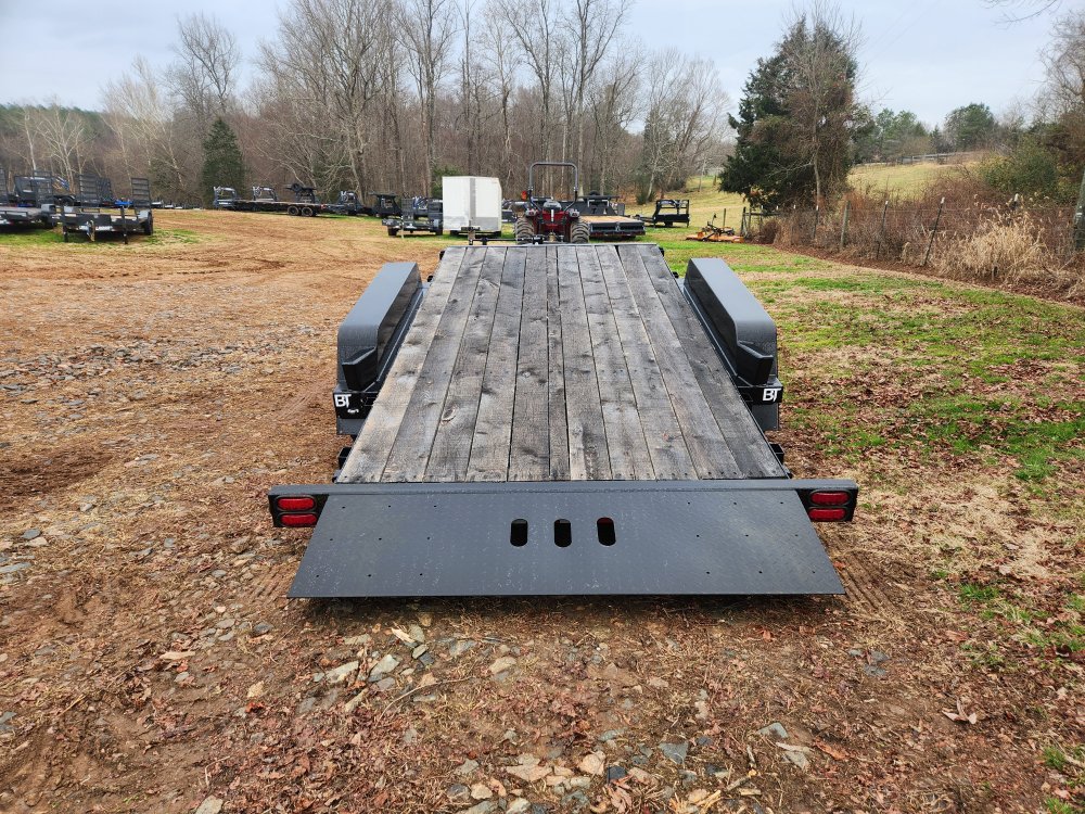 2026 Behnke 83X22 20K Partial Tilt w/ Oak Deck, Toolbox and Extra D-Rings