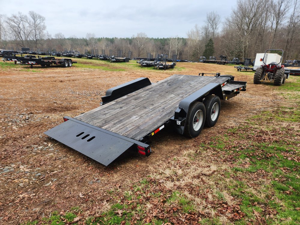 2026 Behnke 83X22 20K Partial Tilt w/ Oak Deck, Toolbox and Extra D-Rings