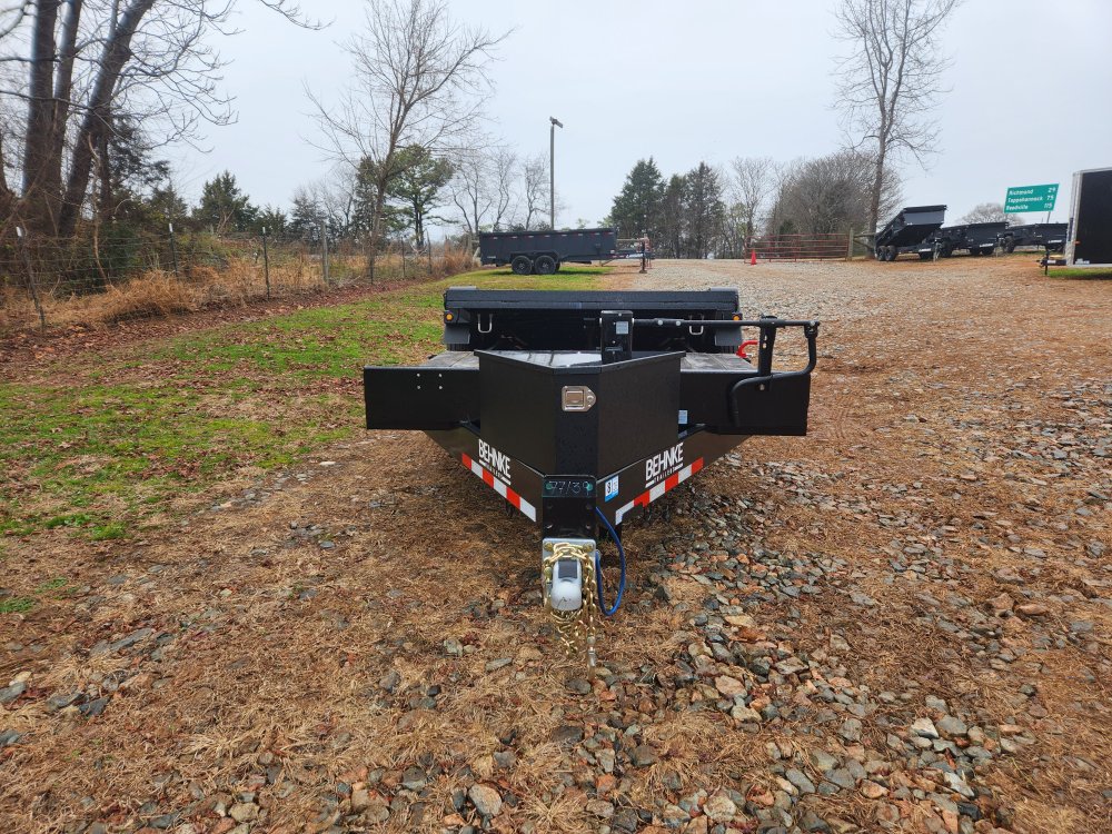 2026 Behnke 83X22 20K Partial Tilt w/ Oak Deck, Toolbox and Extra D-Rings
