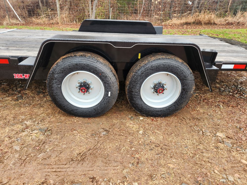 2026 Behnke 83X22 20K Partial Tilt w/ Oak Deck, Toolbox and Extra D-Rings