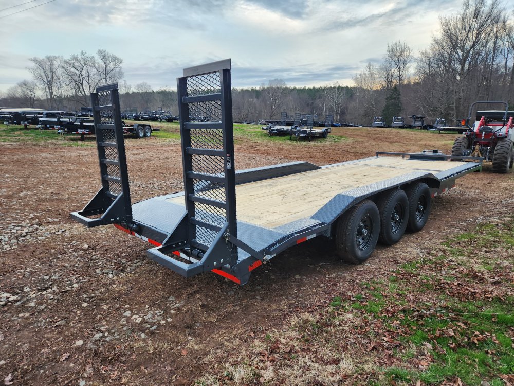 2026 Lamar Trailers 102x24 21k Equipment Hauler w/ Toolbox, Winch Plate and Stand-Up Ramps