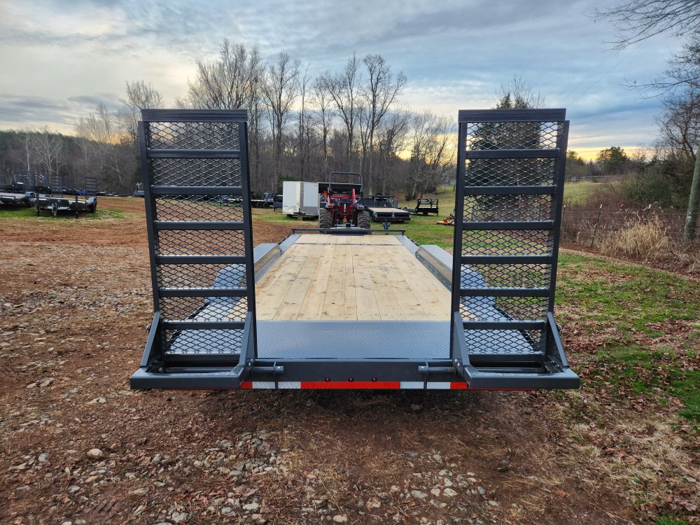 2026 Lamar Trailers 102x24 21k Equipment Hauler w/ Toolbox, Winch Plate and Stand-Up Ramps