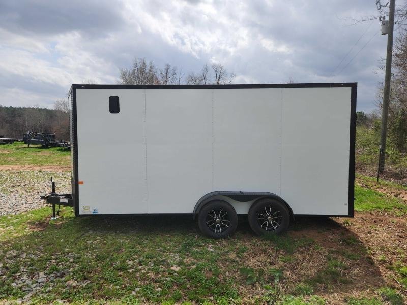 2026 Rock Solid Cargo 7x16 7k Enclosed w/ Blackout Special Package, 7' Interior Height, (.080) Polyc
