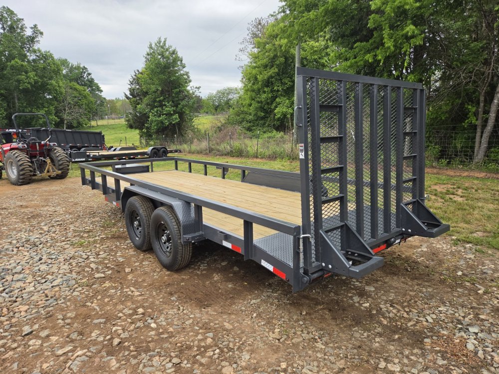 2026 Lamar Trailers 83x20 14k Utility w/ Solid Metal Sides and 5' HD Gate