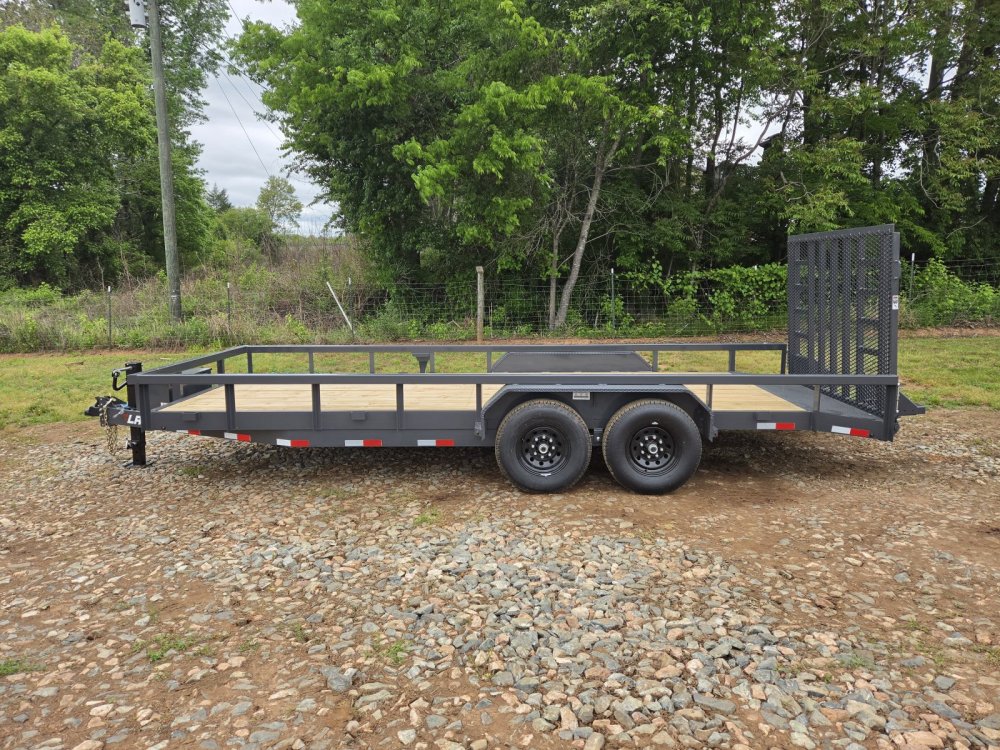 2026 Lamar Trailers 83x20 14k Utility w/ Solid Metal Sides and 5' HD Gate