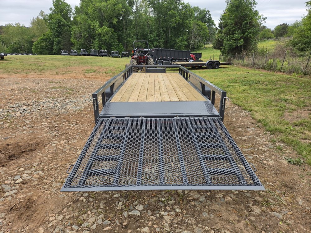 2026 Lamar Trailers 83x20 14k Utility w/ Solid Metal Sides and 5' HD Gate