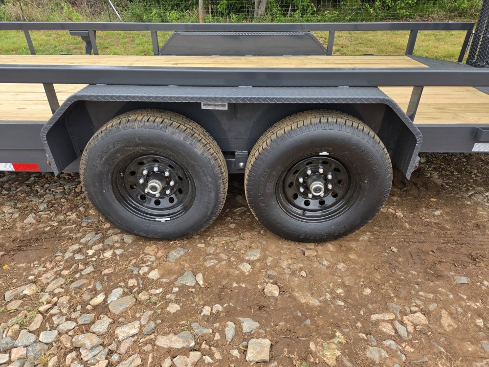 2026 Lamar Trailers 83x20 14k Utility w/ Solid Metal Sides and 5' HD Gate